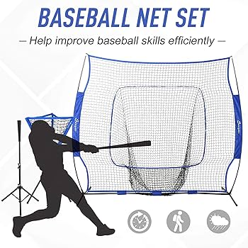 Amazon.com: Soozier Baseball Net Set with 7.5x7ft Catcher